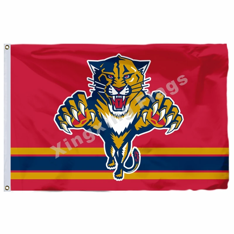 D1 Флаг Florida Panthers 3ft x 5ft полиэстер баннер Florida Panthers Летающий Размер № 4 90X150 см пользовательский флаг - Цвет: D1