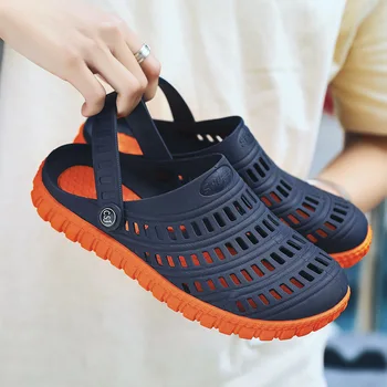 

2020 Mens Beach Sandals Summer Casual Man Shoes Clogs Men Sandalias Chaussure Homme Slippers Outdoor Sandales Sandalen Sandalet