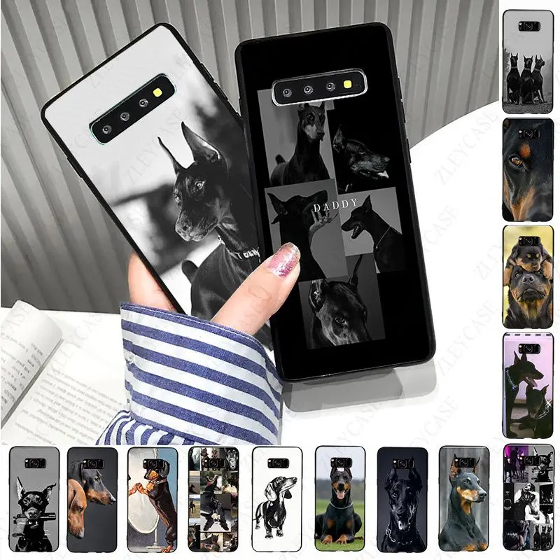 Custodia Per Telefono Per Cani Dachshund Silhouette Per Samsung Galaxy S23Ultra S21Fe S22Pro S10Plus S10E S20Plus S20Ultra S20Fe Cover