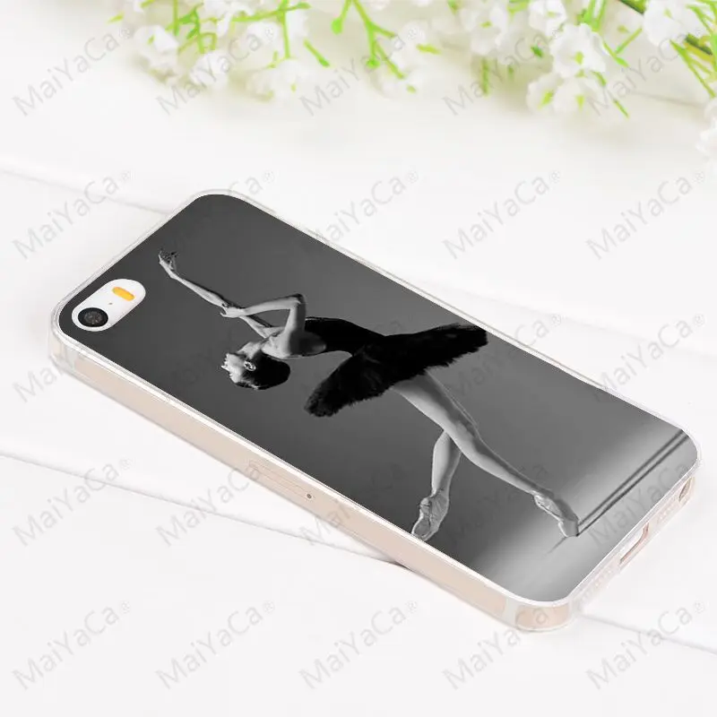 MaiYaCa красивый балетный танцор балерина En Pointe Balle чехол для телефона для iPhone 8 7 6 6S Plus X xsmax 11pro max 5S чехол - Цвет: 10