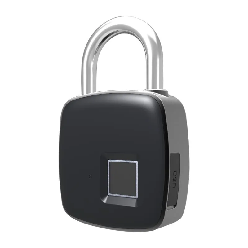 Anytek P3 Fingprint Padlock anti-theft security boutique fingerprint small smart lock IP65 Waterproof
