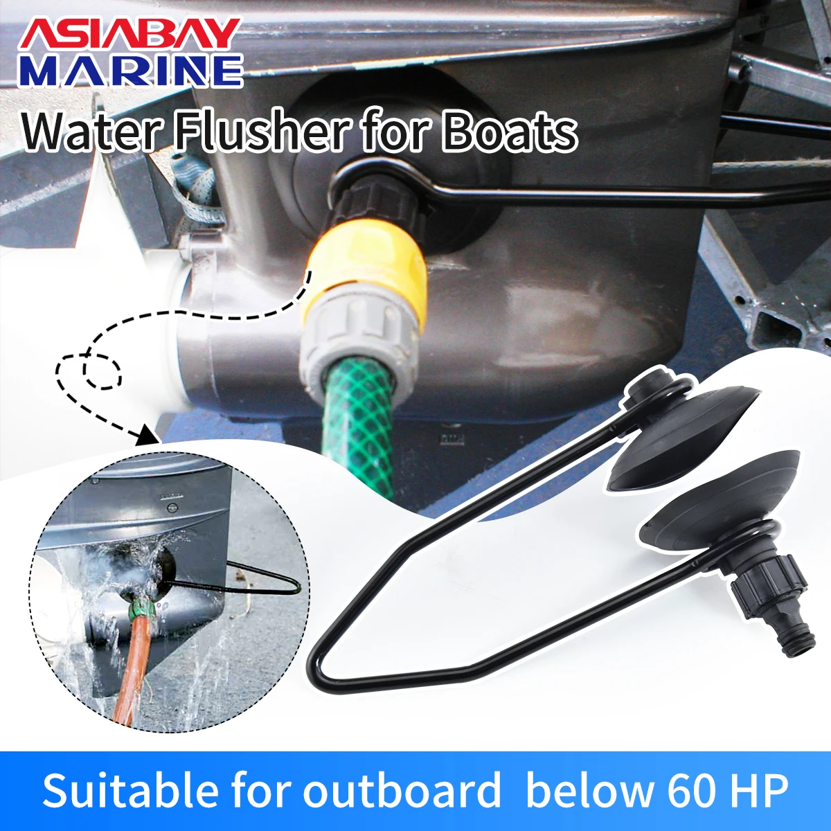 Universal Outboard Motor Water Flusher For Boats Flush Away Sand Salt Motor Flusher For Marine Boats Large Round Ear Muffs Aliexpress