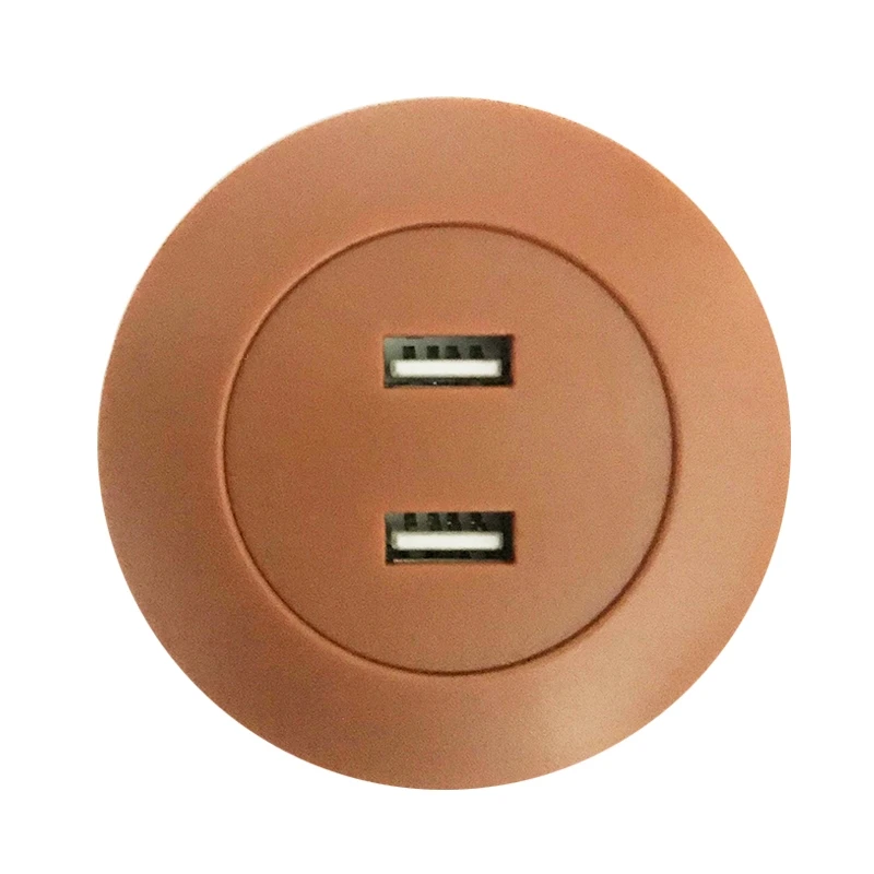 Диван USB зарядное устройство для мобильного телефона 5v2a зарядка планшетный компьютер установлен в мебели офисный диван аксессуары USB зарядное устройство коричневый