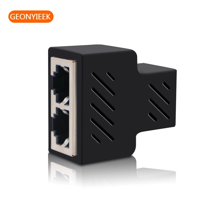 1 To 2 LAN RJ45 Connector Network Cable Splitter Extender Plug Adapter oxygen free copper conductor | Компьютеры и офис