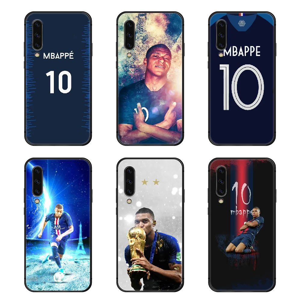 Quel Est Le Numéro De Téléphone De Mbappe Kylian Mbappe – coque de téléphone portable football, étui noir pour  Samsung Galaxy A10 A20 A30 E A40 A50 A51 A70 A71 J 5 6 7 8 S | AliExpress