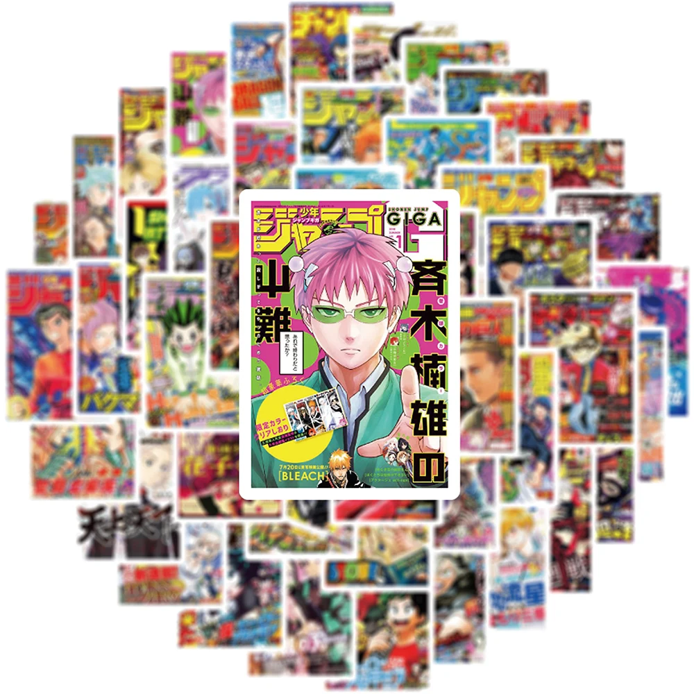 10/30/50PCS Anime Stickers Mix Attack on Titan HUNTER×HUNTER Sticker Bike Skateboard Motorcycle Phone Car Kid Toy Cartoon Decal