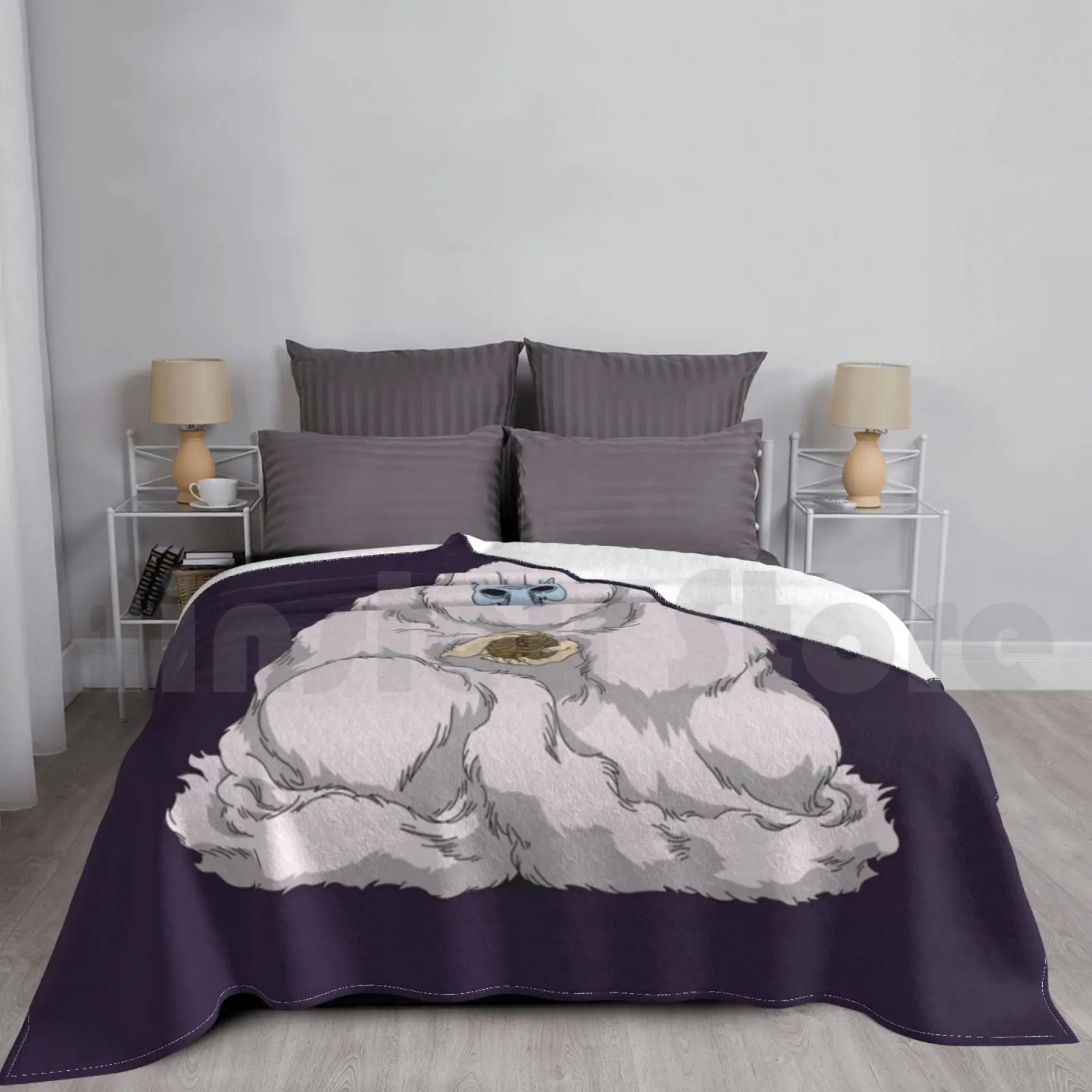 Coperta Naraku Fashion Custom 1629 Inuyasha Kagome Higurashi Sango Shippo Miroku Kitsune Hanyou Priestess