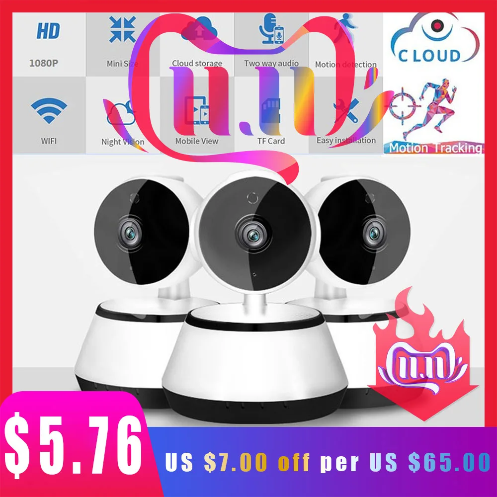 

1080P CCTV Camera IP Camera Pan/Tilt Wireless Surveillance CCTV Wifi Camera Home Security Babby Monitor Zoom Camera CCTV