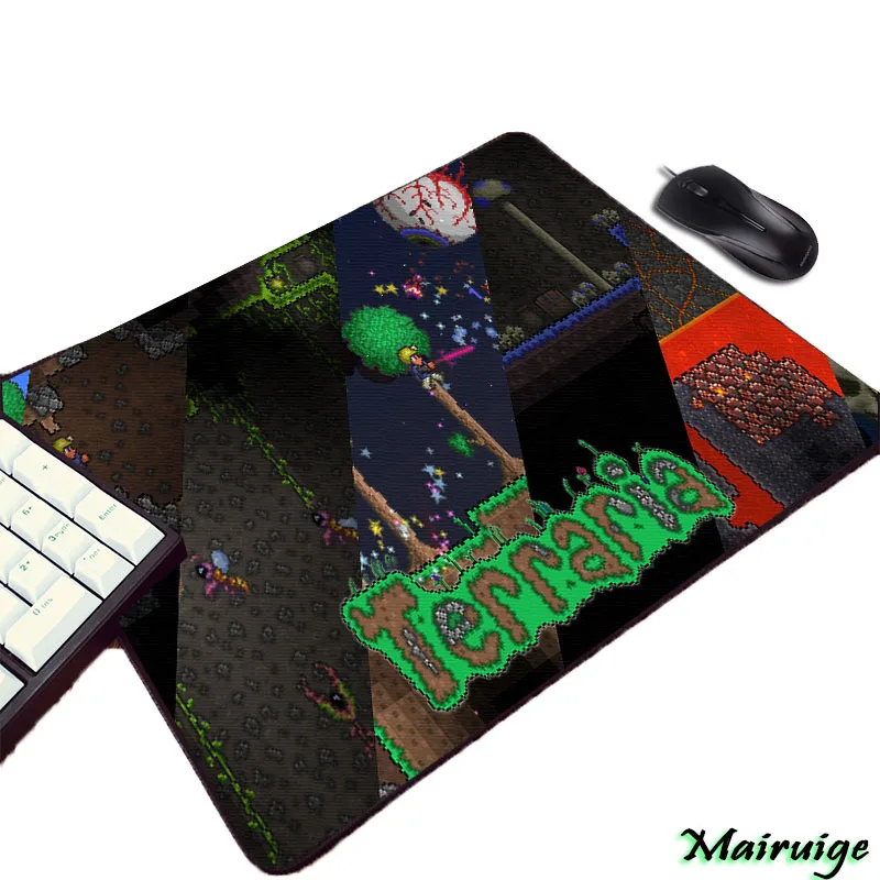 220X180X2MM Terraria видеоигра компьютерная игровая коврик для мыши маленький размер мини ПК Компьютерная геймерская игра Настольный коврик для мыши на клавиатуру - Цвет: 220X180X2MM