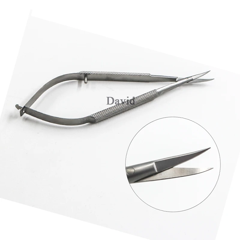 Microscopic instruments 12.5 cm micro scissors Conjunctiva Toothed Forceps Probes Hooks Spatulas Speculums tweezers ophthalmic tool surgical instruments cornea scissors capsulorhexis forceps