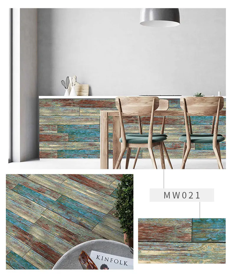 3M wasserdichte Holz-Vinyl-Tapetenrolle, selbstklebend, für Schlafzimmer, Küche, Schrank, Möbel, Dekor, Wandaufkleber, PVC-Holzmaserungsfolie – Detail 18