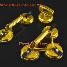 Алюминиевая стеклянная Присоска на присоске, одна двойная трехкоготь, сверхмощная плитка для пола, холодильник, аквариум, движущийся дом, инструмент