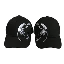 SUEF/Высокое качество унисекс хлопок Бейсболка череп вышивка Snapback модные спортивные шапки для мужчин и женщин Кепка