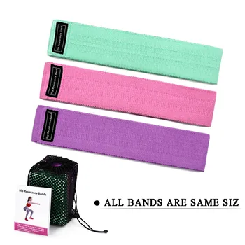 

Indoor Yoga Crossfit Resistance Bands Anti-slip Gym Fitness 3 level Training Pull Rope Exercises Braided Elastic Hip Lifting