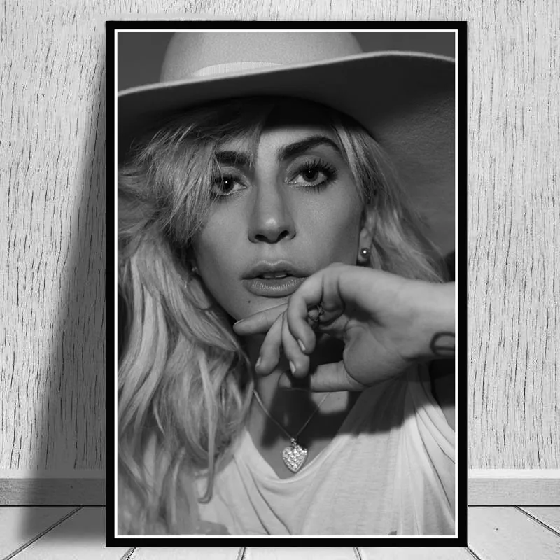 Плакатный принт Леди Гага плакат ПОП звезда музыка ПЕВЕЦ альбом рэп холст масляная живопись художественная стена картины для гостиной домашний декор