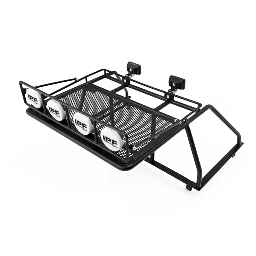 Rc Toys Car Metal Roll Cage W Roof Rack Sets Fit For 1 10 Scale Remote Control Toy Truck 4wd Tf2 Mojave Upgrade Parts Parts Accessories Aliexpress