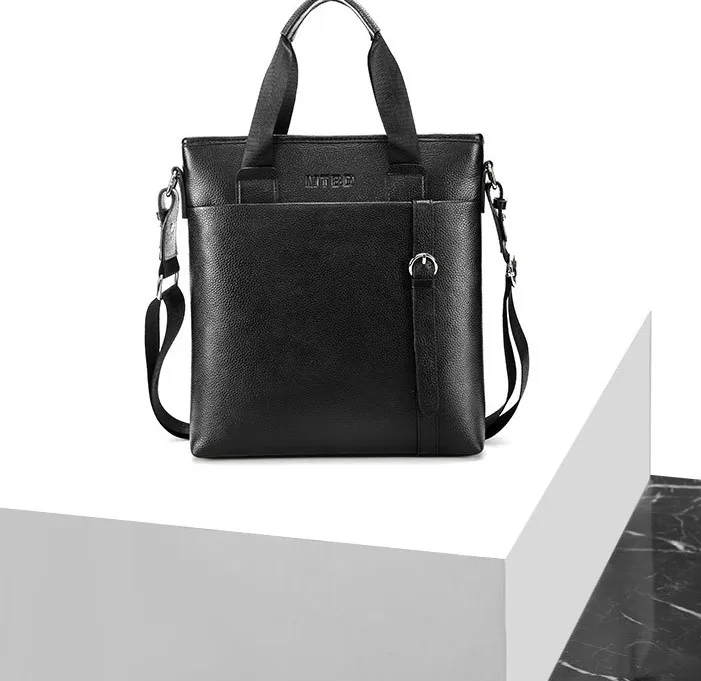 

2 new men's suede leather business casual gentleman handbag Messenger bag 190715 bobo