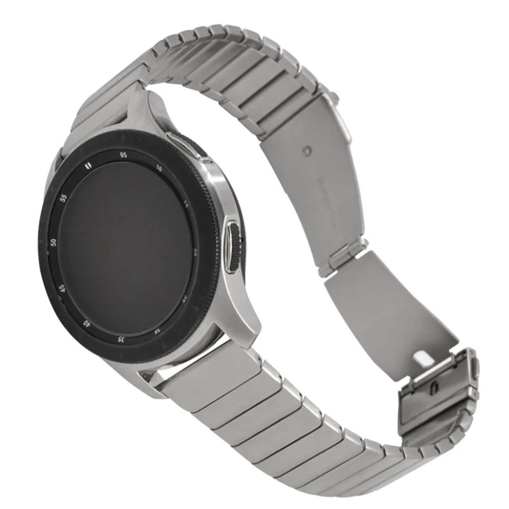 Сменный металлический ремешок из нержавеющей стали для samsung Galaxy Watch 46 мм легко регулировать длину