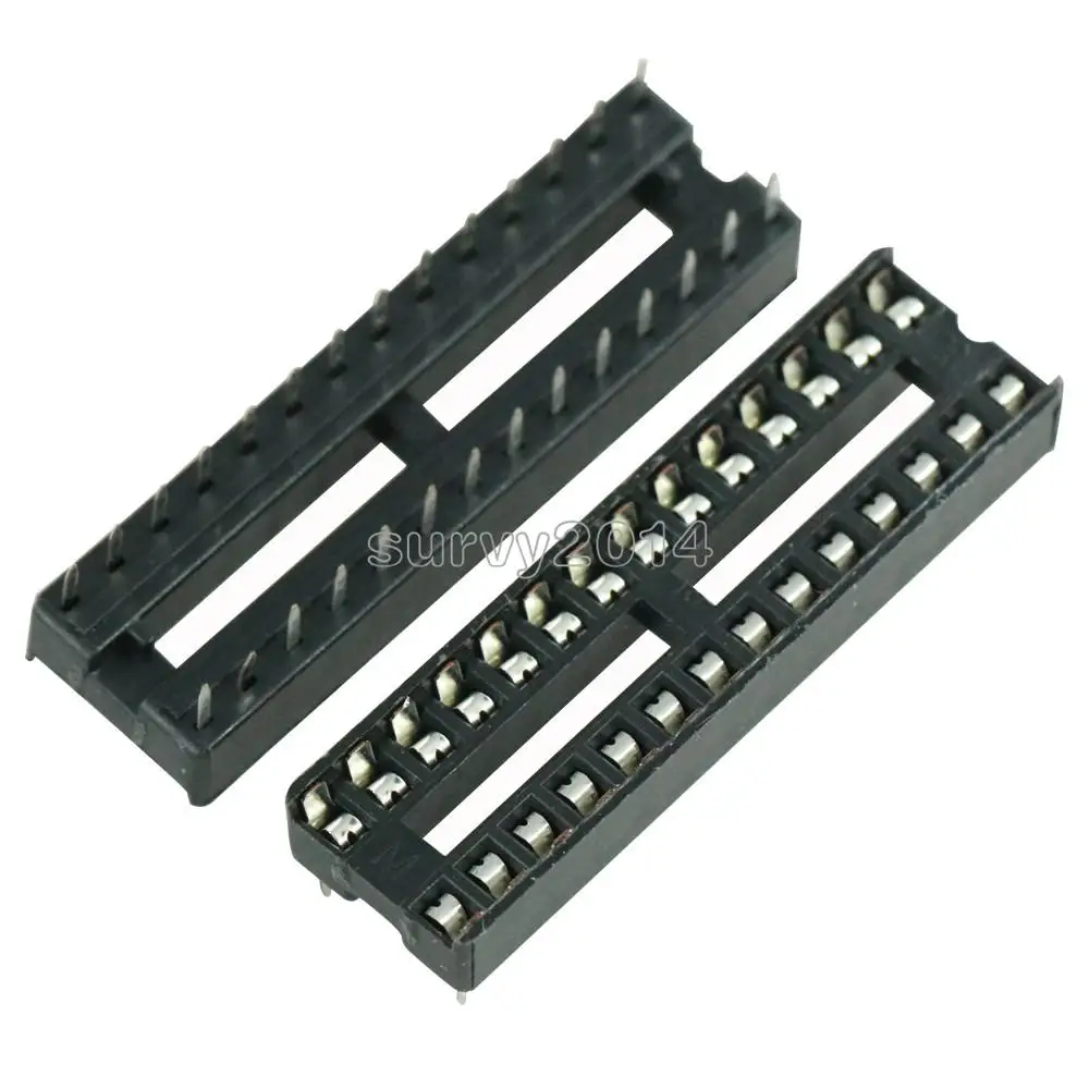 

10 шт. DIP-28 28 PIN 28PIN DIP IC розетки адаптер для пайки узкий тип