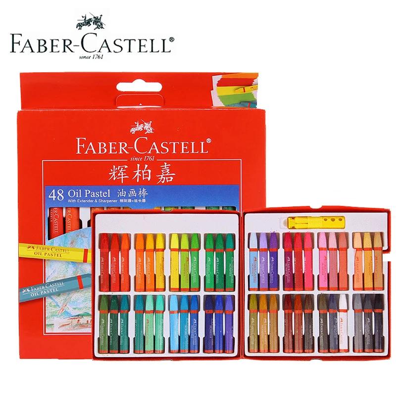 Набор палочек для масляной живописи Faber-Castell 24/36/48 цветов Детские граффити не