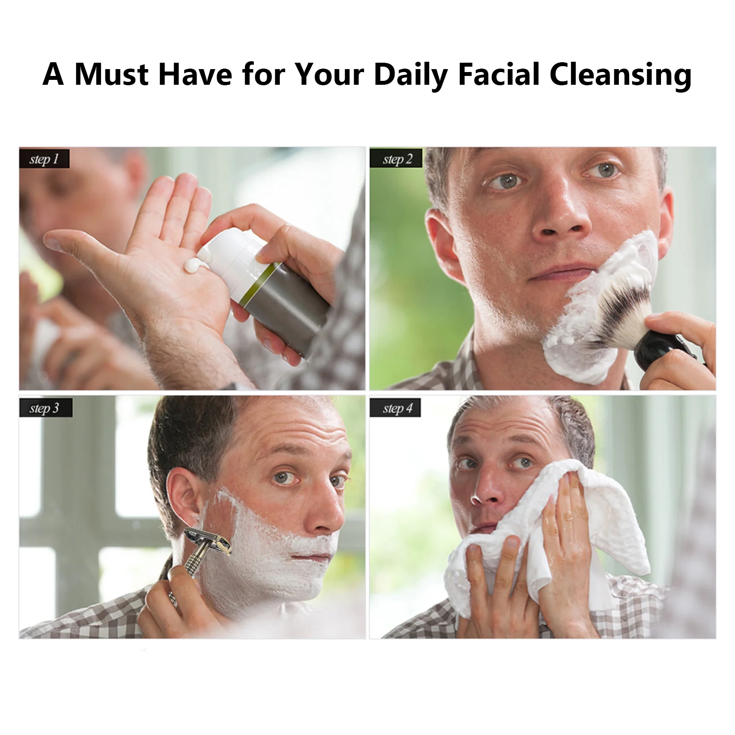 Металлическая Двусторонняя бритва для бритья безопасное лезвие ручное ...