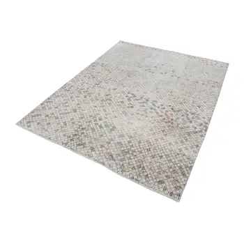 

175x220 Cm Beige Handmade Bohemian Rug-6x7 Ft