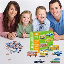 40 # zabawki dla dzieci inteligencja wczesne puzzle edukacyjne Transport 30 szt Puzzle edukacyjne dla dzieci Transport układanki tanie i dobre opinie CN (pochodzenie) Unisex 13-24 miesięcy 2-4 lat Papier COMMON Krajobraz as show Child puzzle