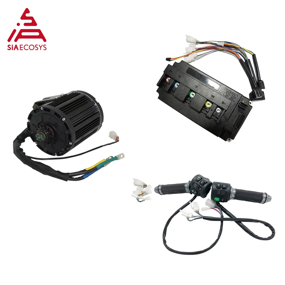 US $558.00 SIAECOSYSQSMOTOR 138 4000W Rated 72V 100KPH 7500w Continous Mid Drive Motor BeltSprocket Type Power Train Kits