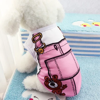 

Dog Summer Vest Pet Summer Clothes Small Dog Puppy Cute Clothes T-shirt Soft Puppy Dog Costume Clothing
