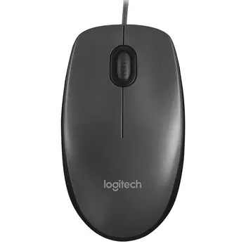 

Logitech M90 USB Wired Mouse Ergonomic Plug and Play Optical Gaming Office Mouse Mice For Laptop Desktop PC Computer Home Office