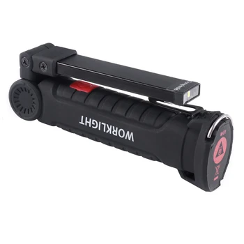 

Portable 5 Mode COB Flashlight Torch USB Rechargeable LED Work Light Magnetic COB Lanterna Hanging Hook Lamp For Outdoor Camping