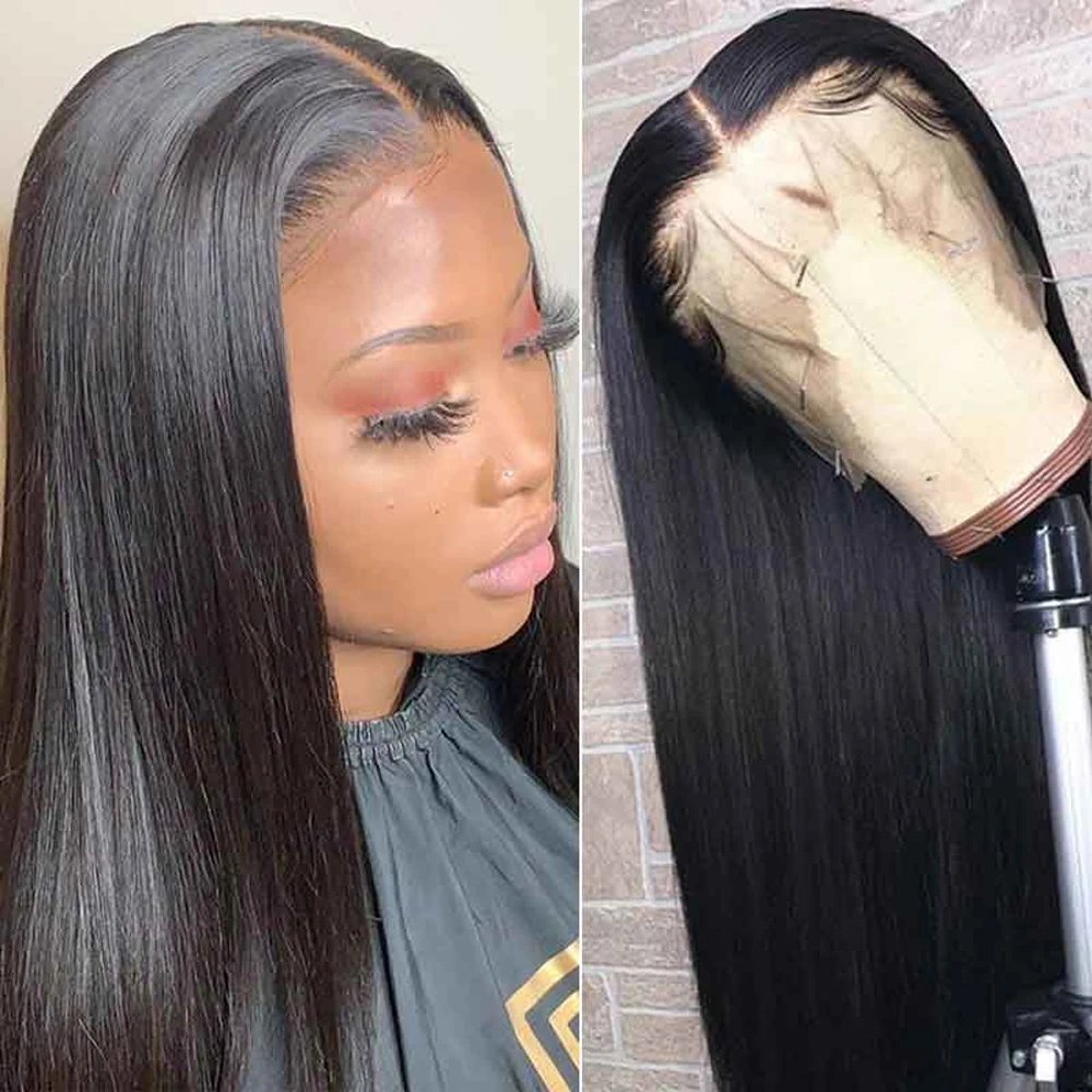 Sapphire Straight Peruvian Pre Plucked Full Lace Human Hair Wigs Glueless Full Lace Wigs Natural Full Lace Wig With Baby Hair