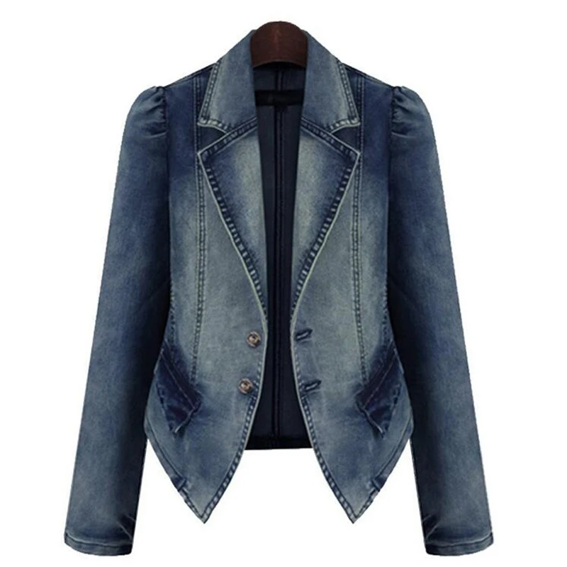 Spring Denim Jacket Women Long Sleeve Jeans Jacket Women Denim Jacket For Women Ladies Coats and Jacket Plus Size