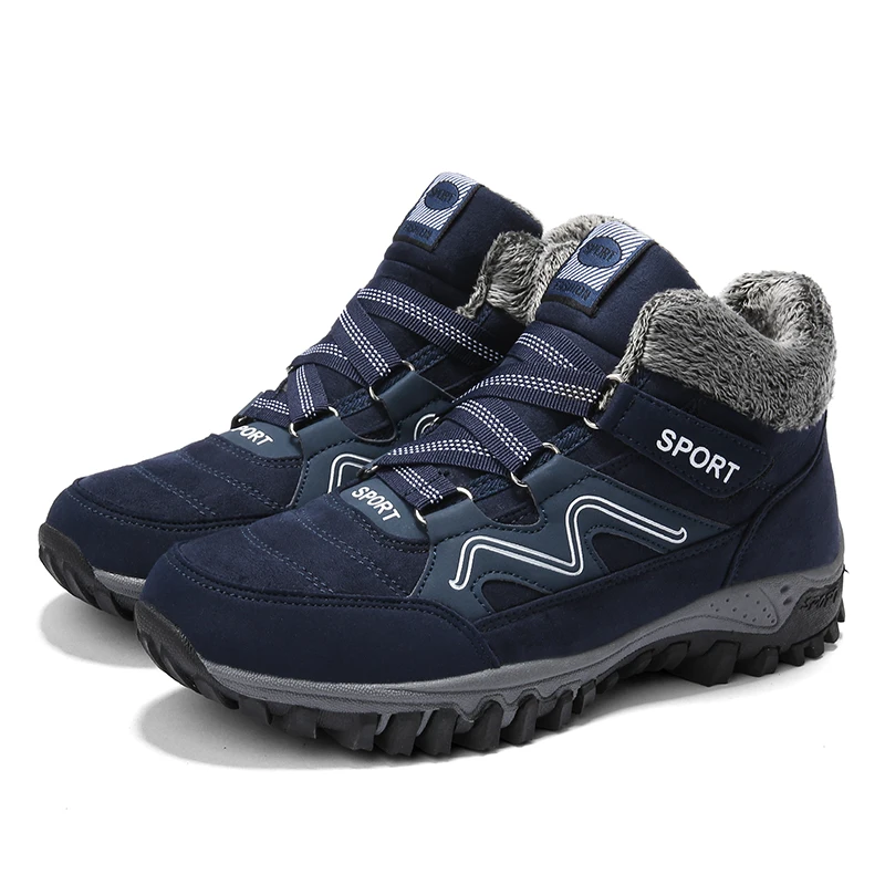 

MUJN Women Sneakers Casual Plus Velvet Winter Warm Short Ankle Boots Men Plush Couple Low-top Snow Shoes Male Zapatos Hombre2020