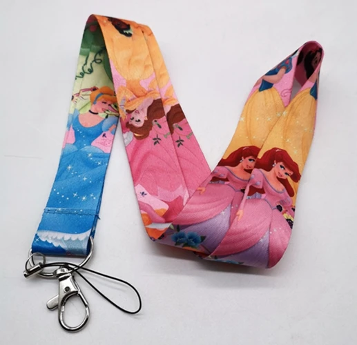 new 1 pcs princess Lanyards Card Holders Bank Neck Strap Bus ID Rope Key Chain Gift | Украшения и аксессуары
