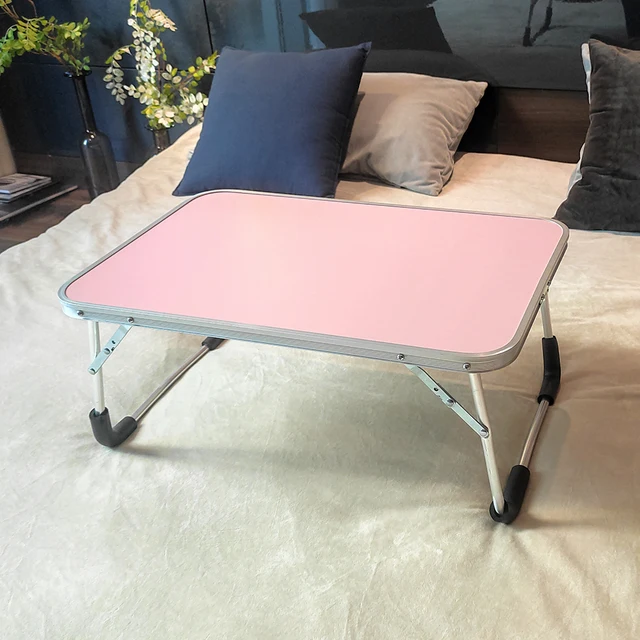 Adjustable Laptop Desk Folding Notebook Desktop Portable Computer Table Reading Tray Fast Shipping Pink