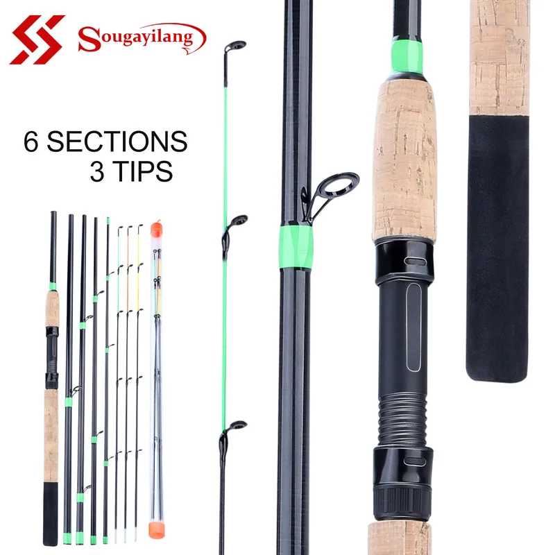 

Sougayilang 3.0M 3.3M 3.6M Cork Handle Feeder Spinning Fishing Rod L M H Power Feeder Fishing Rod Carp Feeder Pole De Pesca