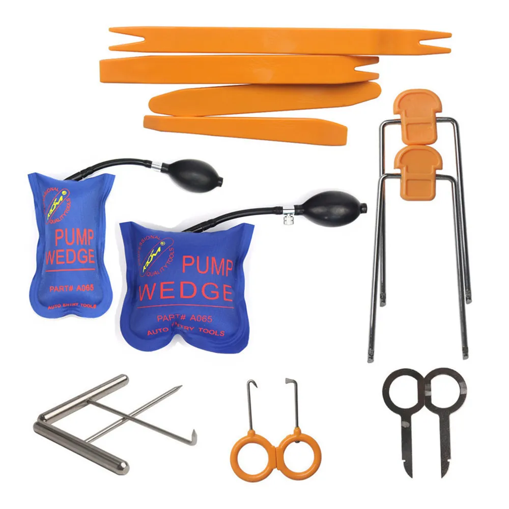 

Pump Wedge Locksmith Tools Lock Pick Set Open Car Door Lock Opening Tools Car Radio Panel Removal Tools