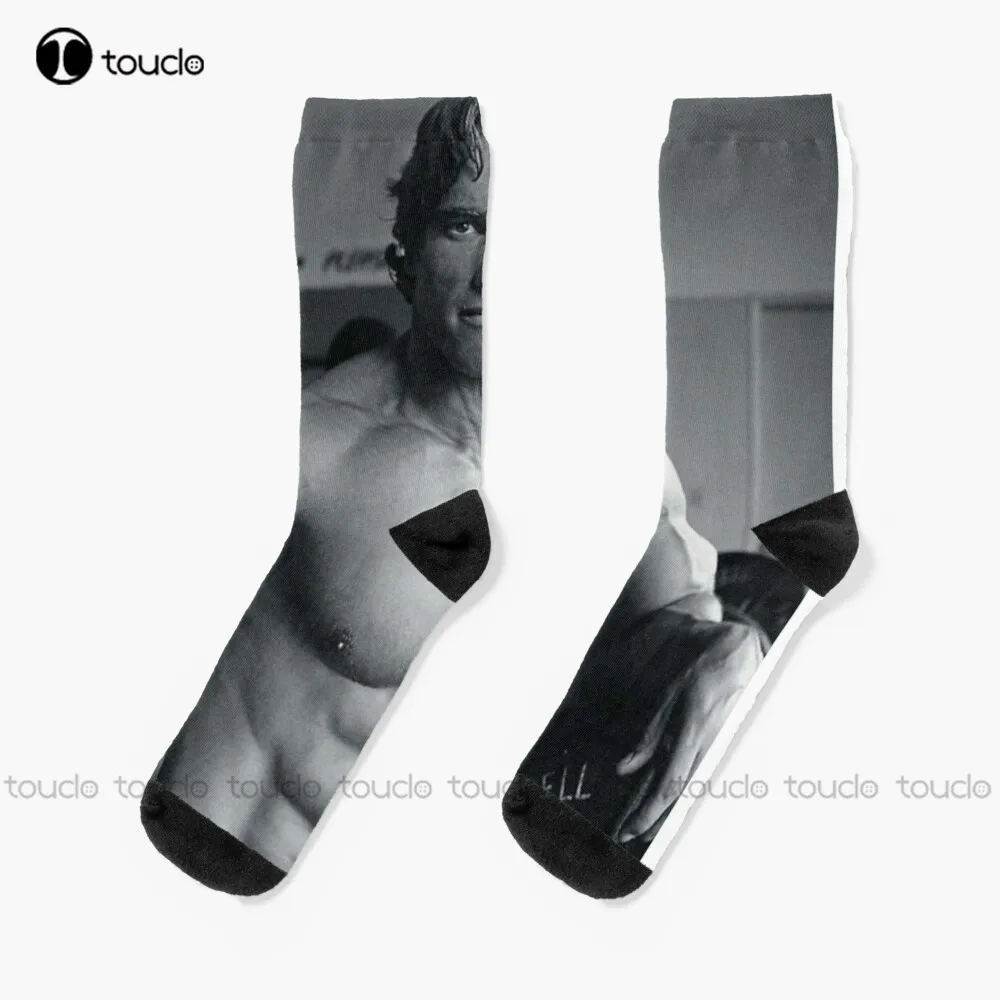 

Arnold Schwarzenegger Movies Films Socks White Socks Thanksgiving Christmas New Year Gift Unisex Adult Teen Youth Socks Custom