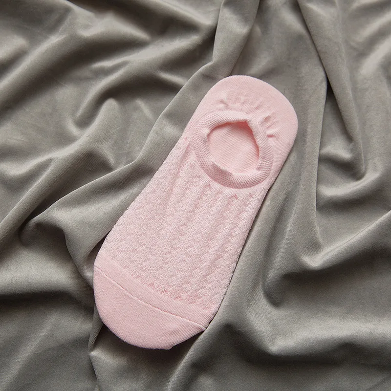 Новые сетчатые дышащие невидимые носки лето японские однотонные шелковые носки женские впитывающие носки эластичные Усадочные носки DSW0709