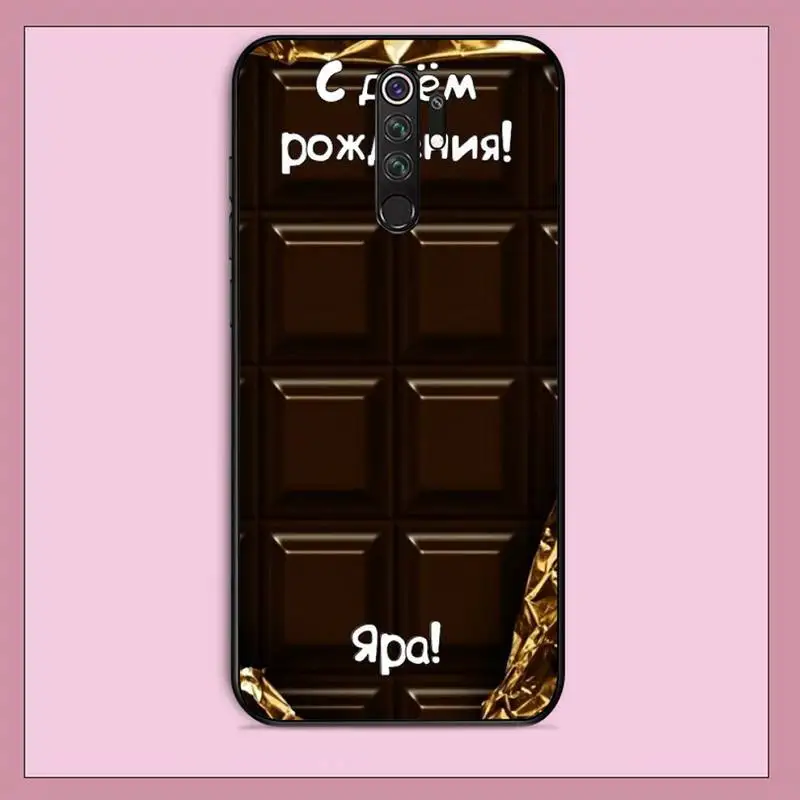 TOPLBPCS Willy Wonka бар с золотым билетом сладкий Шоколадный Бар чехол для телефона RedMi note