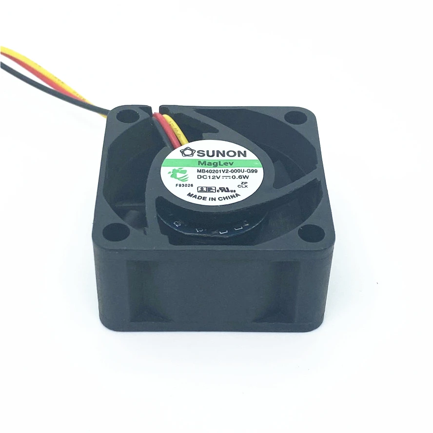 Ventilador de Refrigeração Maglev-sunon Server Ventilador Super Silence 4cm 40 mm 40x40x20 mm Dc12v 06 w Mb40201v2000u-g99 3pin Novo - Imagem 3