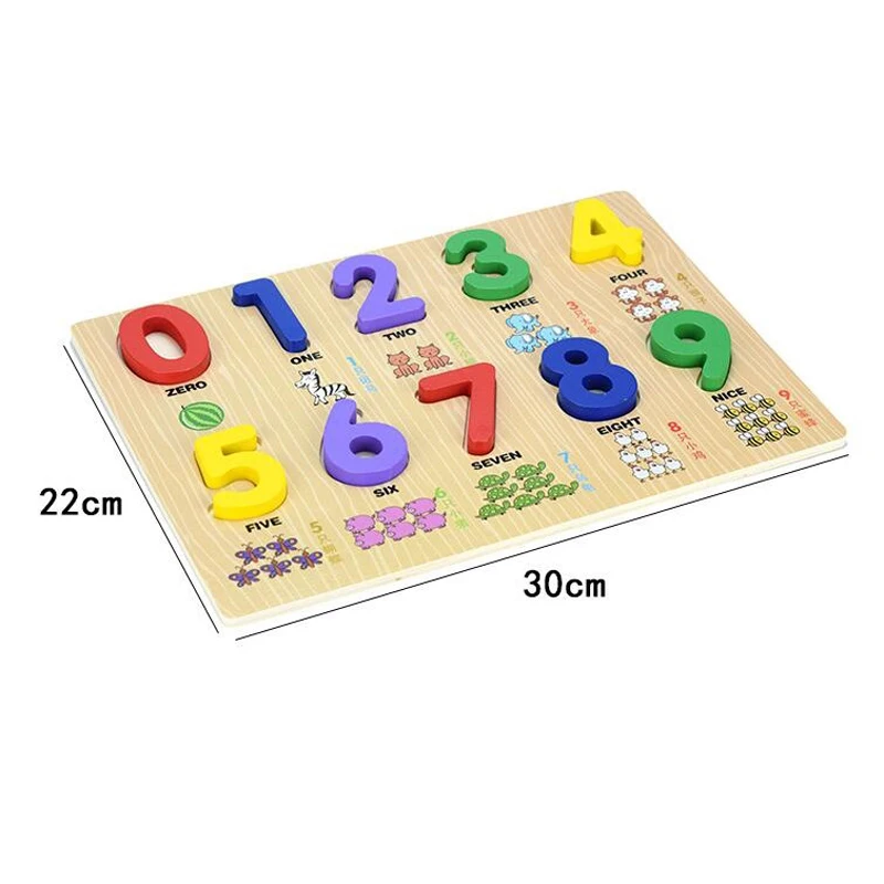 Montessori Game Childhood Teaching Logarithmic Matching Plate 0-9 Calculation Digital Mathematical Educational Toys for children