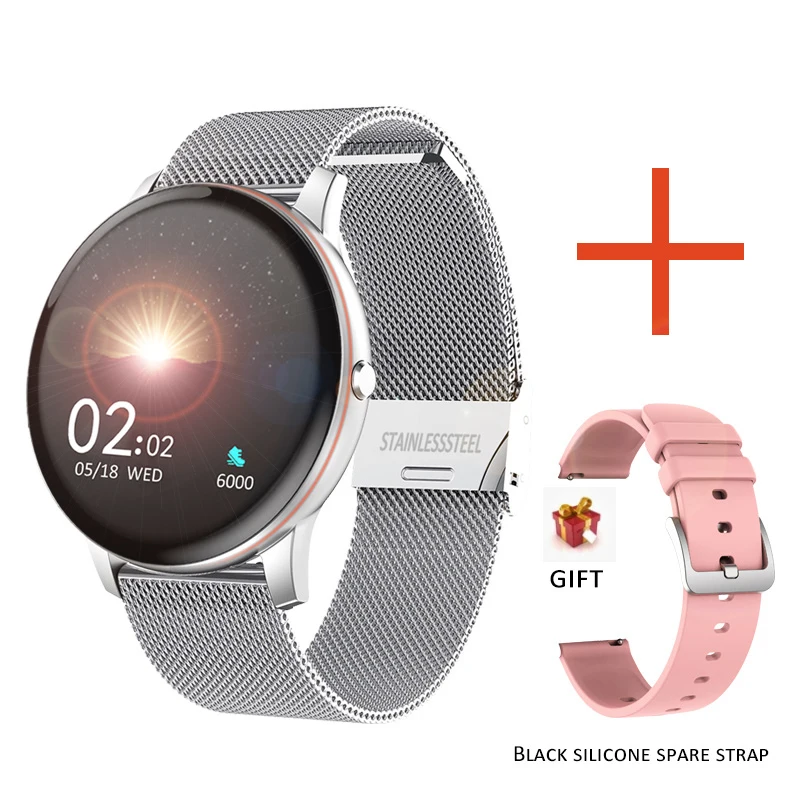 LIGE 2020 New Color All Screen Smart Watch Women men Multifunctional Sport Heart Rate Blood Pressure IP67 Waterproof Smartwatch