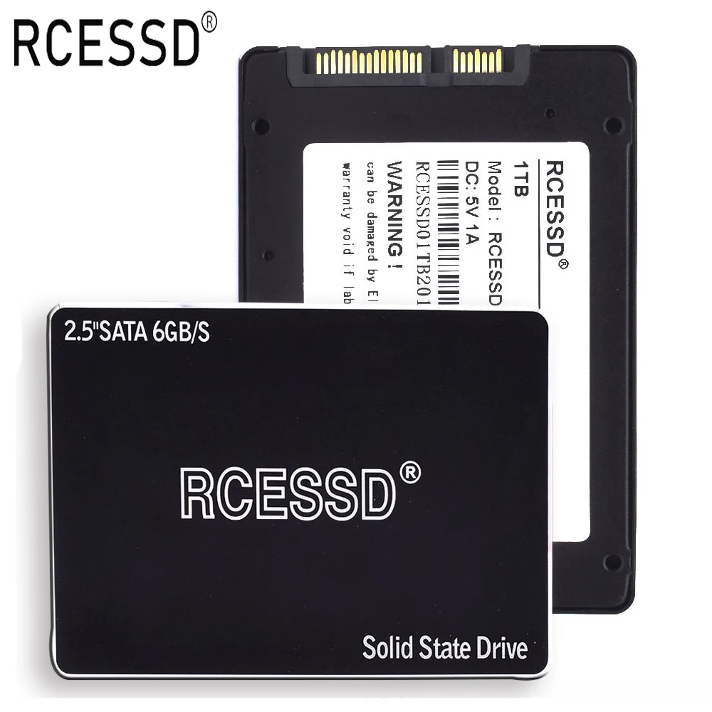RCESSDBlack SSD 2 5 ''SATA3 Hdd 120 ГБ ssd 240 480 512 Внутренний твердотельный жесткий диск для