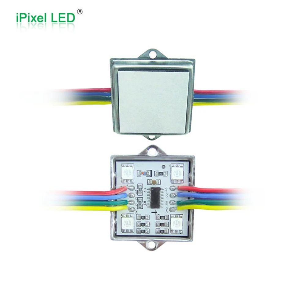 DC5V&12V WS2811& WS2801 Square Digital Module With 20PCS/String Pixel LED