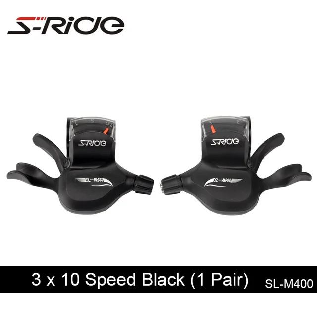 3x10s Black S-Ride горный велосипед триггер переключения 3x10 Скорость Велоспорт MTB рычаги переключения передач переключатель совместимый SHIMANO с кабелем - Цвет: 3x10s Black