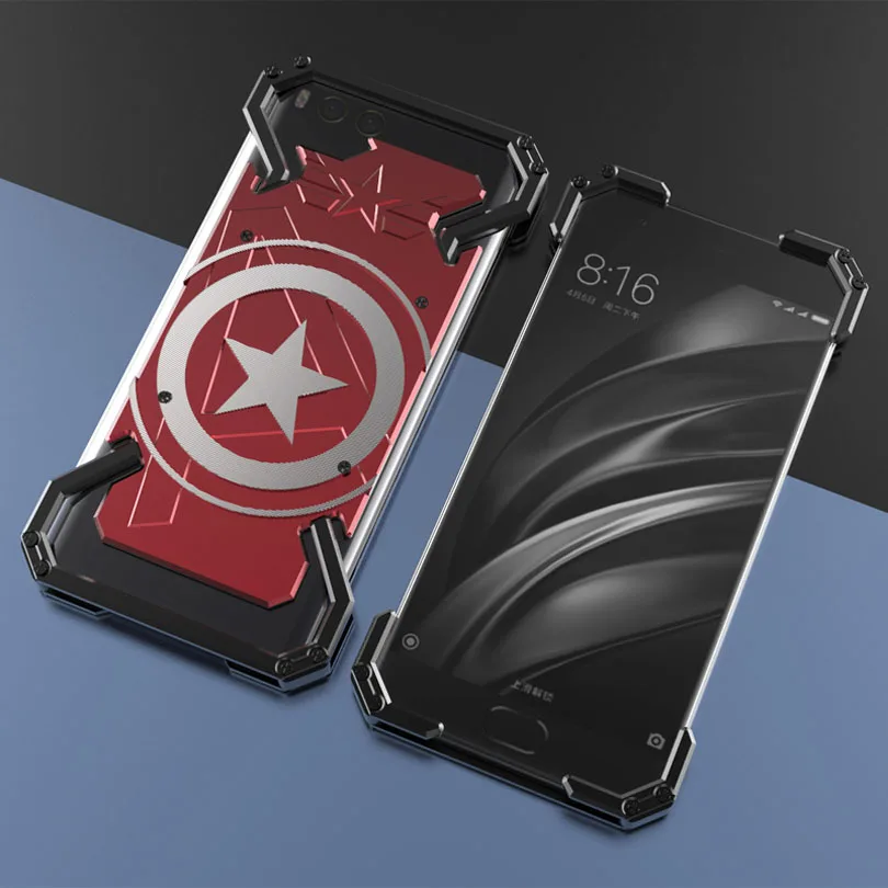 Чехол для Xiaomi Redmi Note 8 Pro Note7 RedMI 7 6 5X 5S Plus 4X K20 модный крутой Алюминиевый
