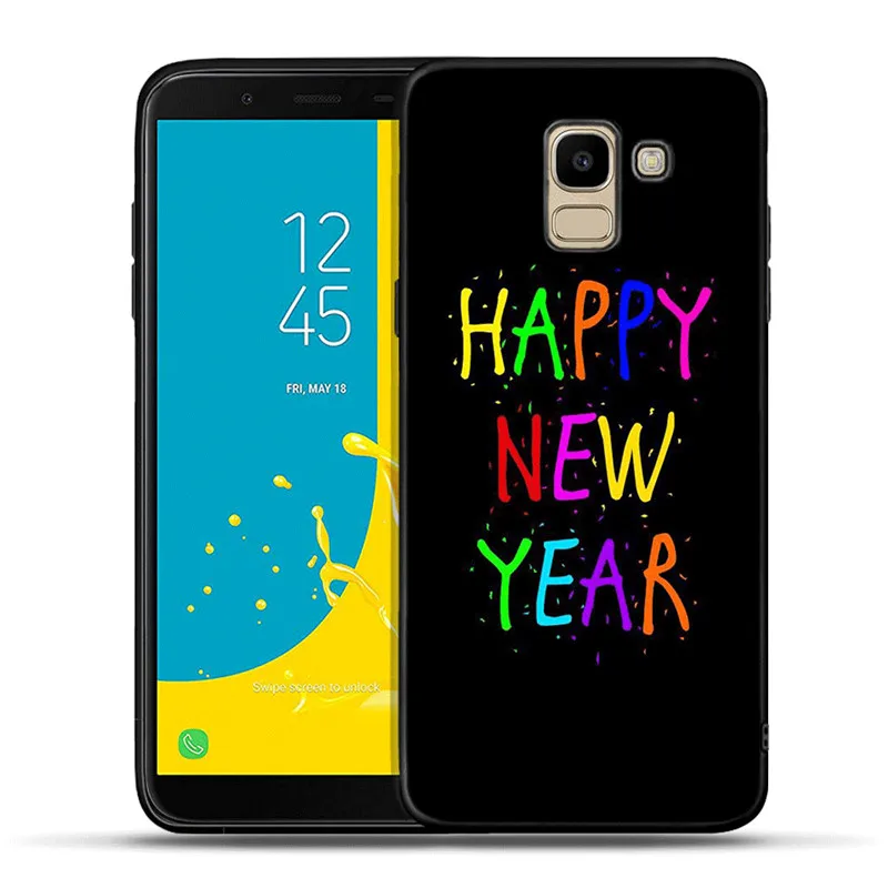 Санта Клаус силиконовый чехол для телефона для samsung Galaxy J3 J5 J7 J2 Pro J4 J6 плюс J8 Etui Рождественский подарок - Цвет: H1475
