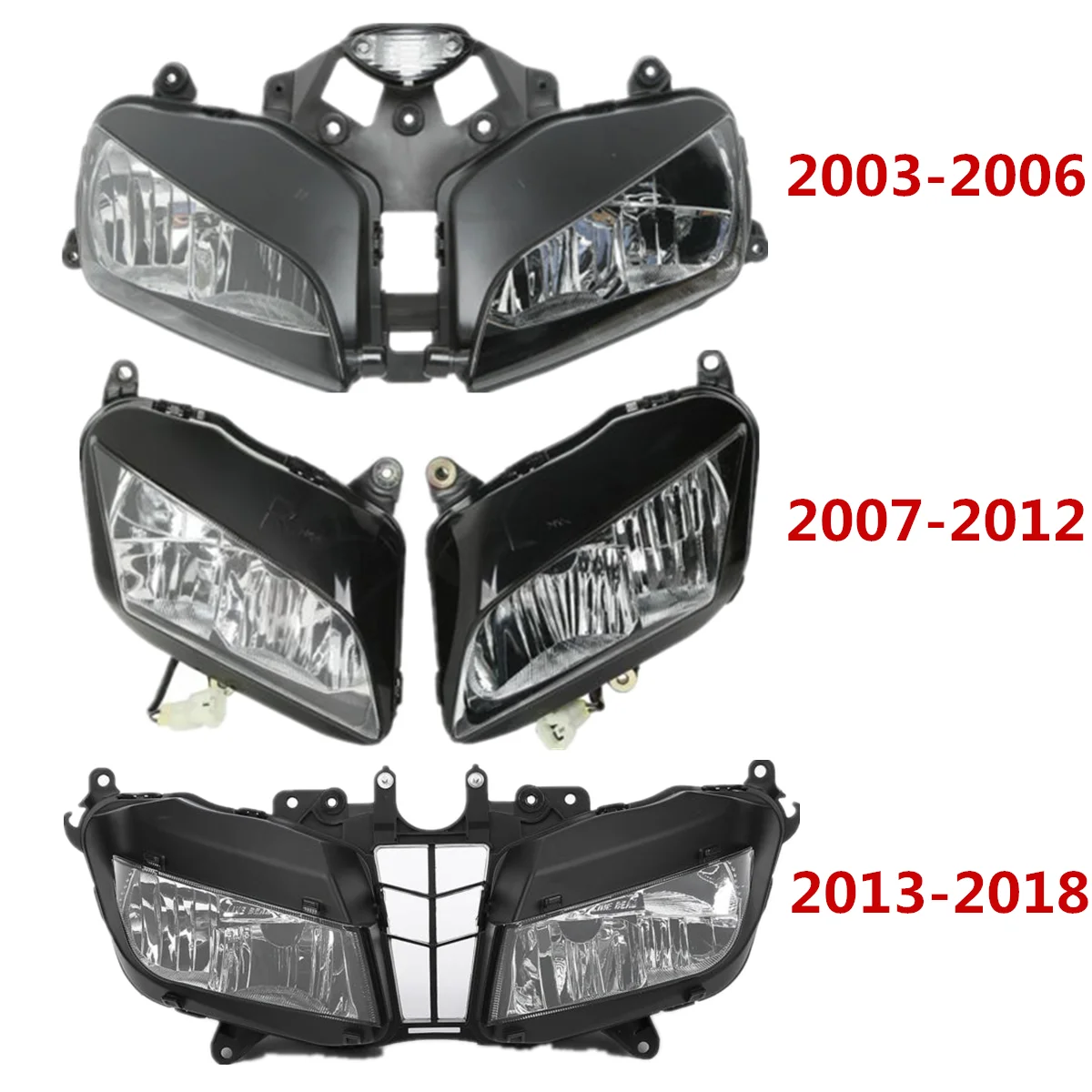 Мотоцикл спереди головной светильник в сборе для Honda CBR600RR CBR600 CBR 600 RR 2003- 04 05 06 07 08 09, 10, 11, 12, 13, 14 лет